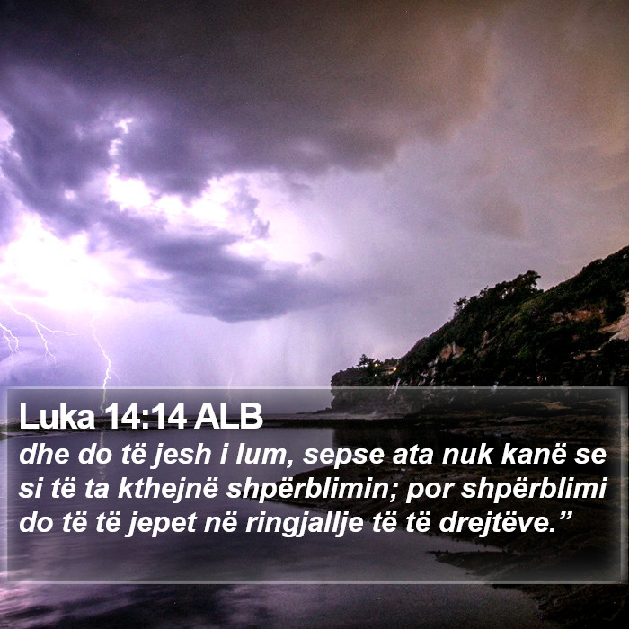 Luka 14:14 ALB Bible Study