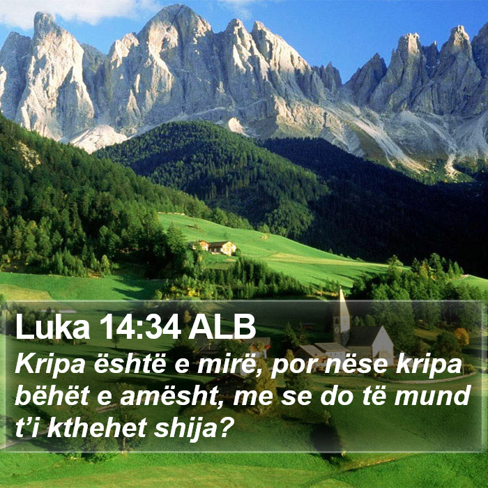 Luka 14:34 ALB Bible Study