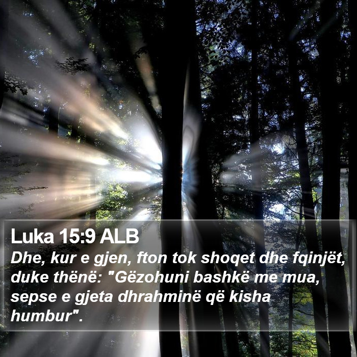 Luka 15:9 ALB Bible Study