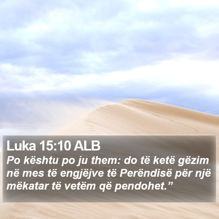 Luka 15:10 ALB Bible Study