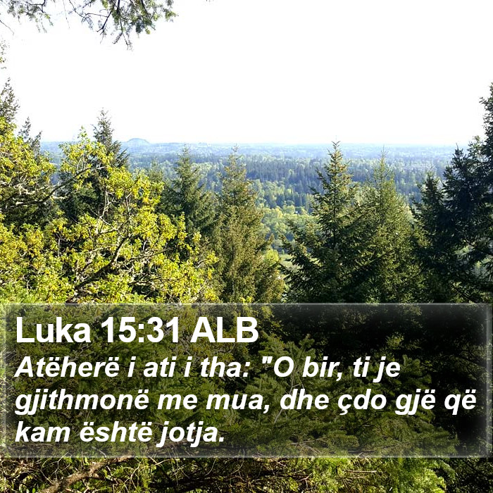 Luka 15:31 ALB Bible Study
