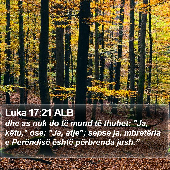 Luka 17:21 ALB Bible Study