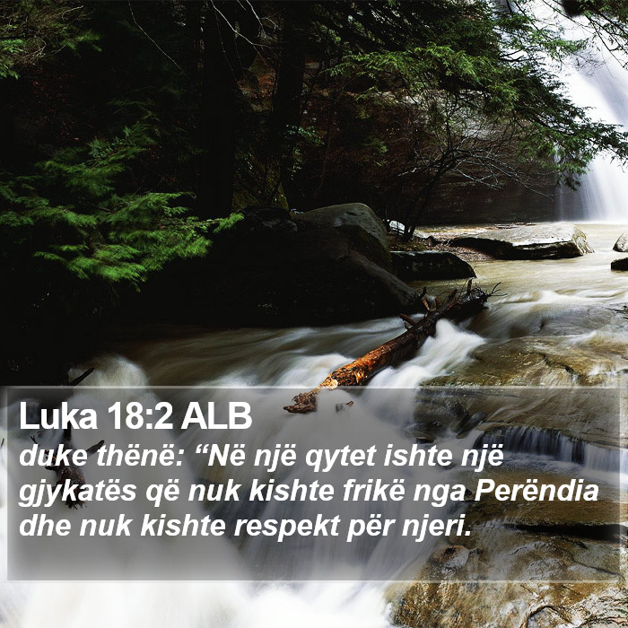 Luka 18:2 ALB Bible Study