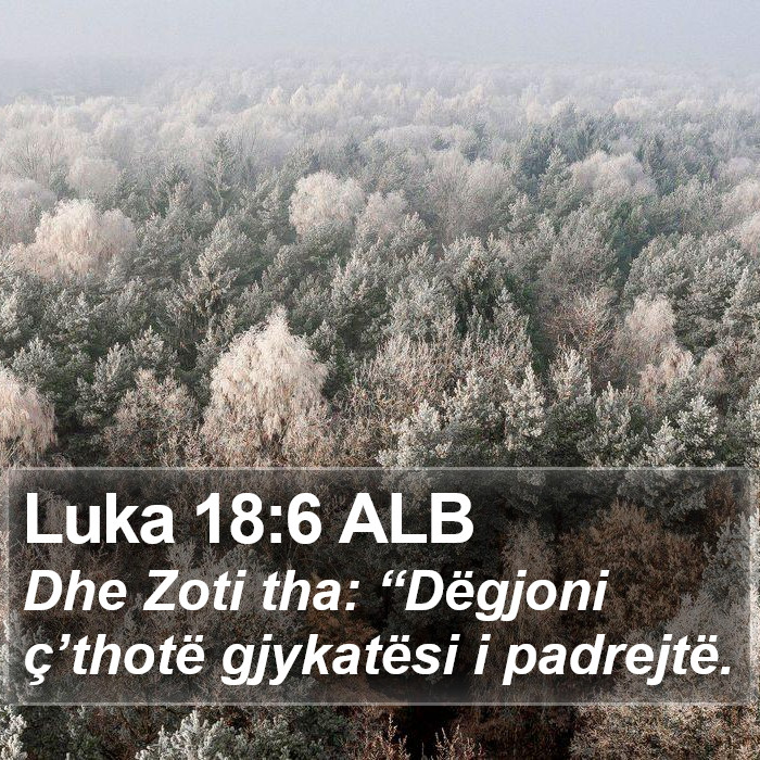 Luka 18:6 ALB Bible Study
