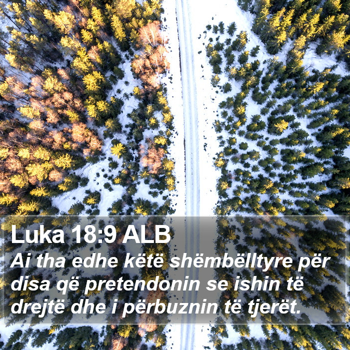 Luka 18:9 ALB Bible Study