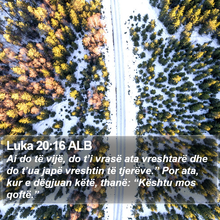 Luka 20:16 ALB Bible Study