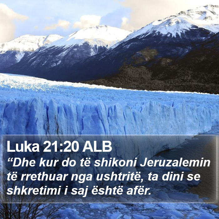 Luka 21:20 ALB Bible Study