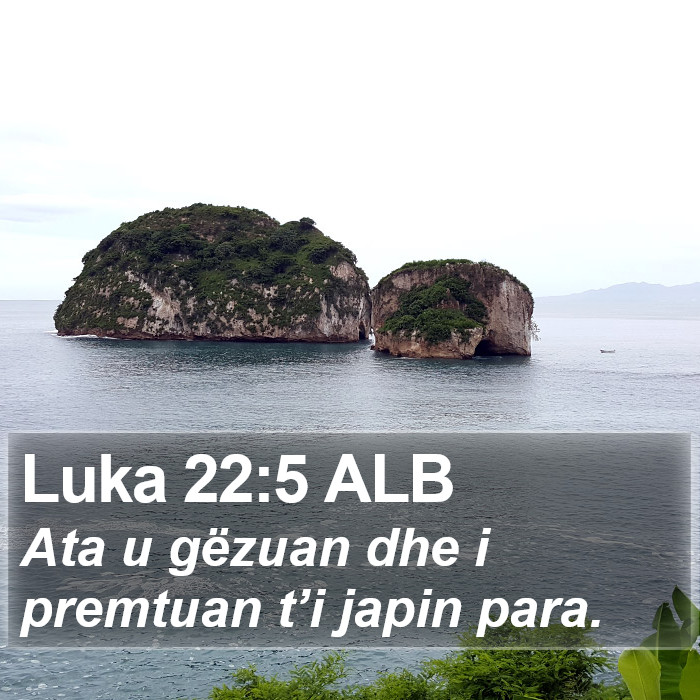 Luka 22:5 ALB Bible Study