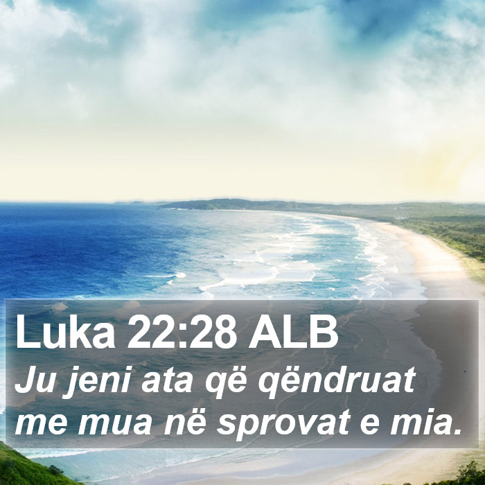 Luka 22:28 ALB Bible Study