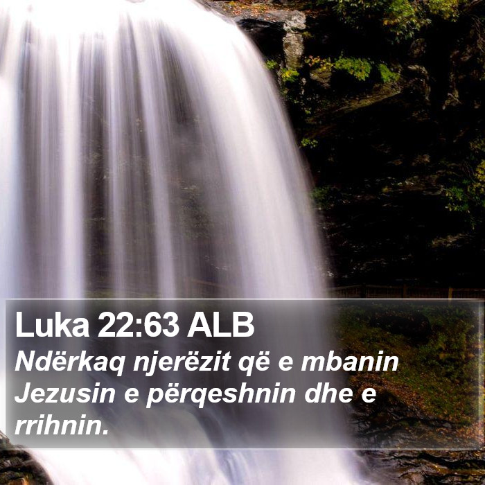 Luka 22:63 ALB Bible Study