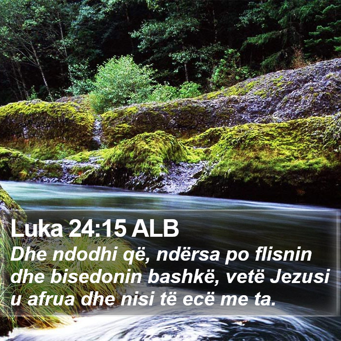 Luka 24:15 ALB Bible Study