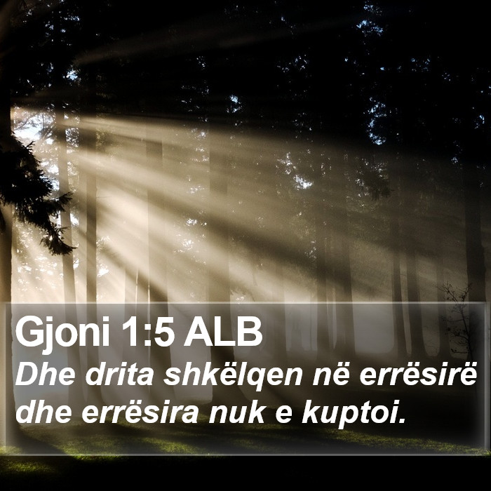 Gjoni 1:5 ALB Bible Study