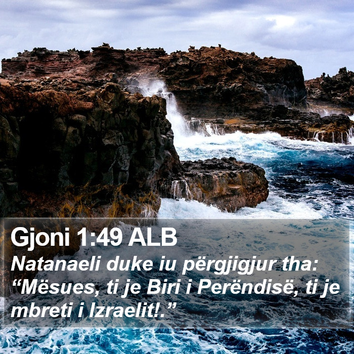 Gjoni 1:49 ALB Bible Study