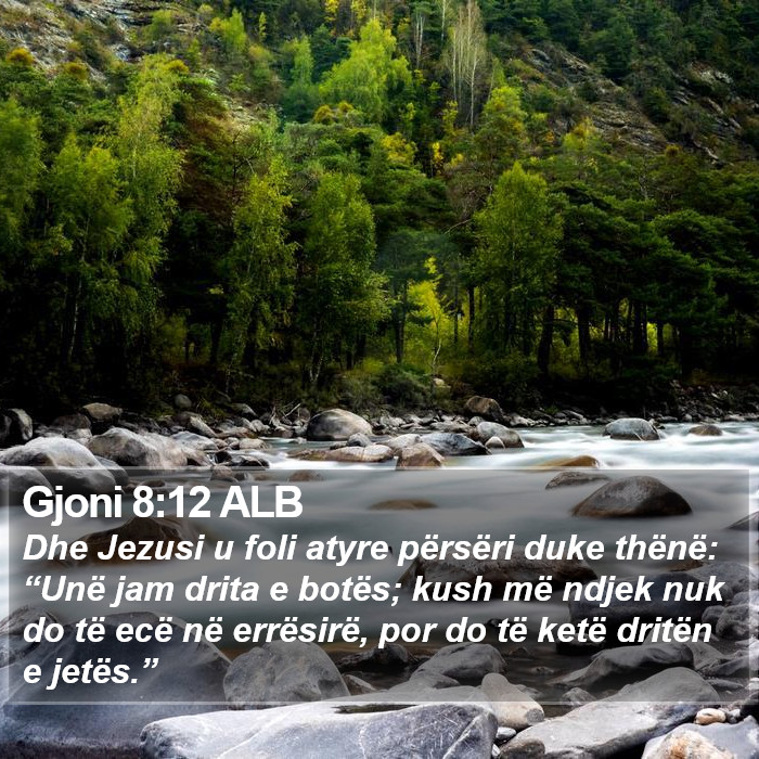 Gjoni 8:12 ALB Bible Study