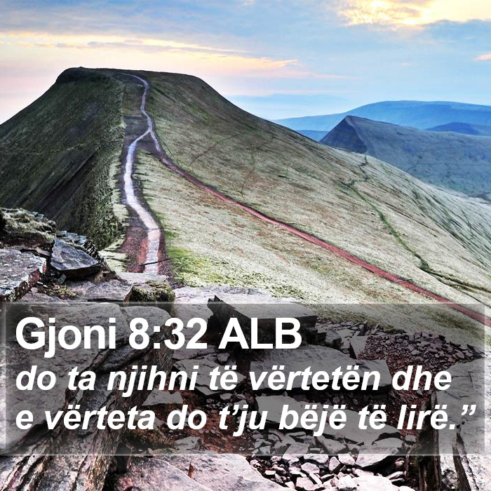 Gjoni 8:32 ALB Bible Study