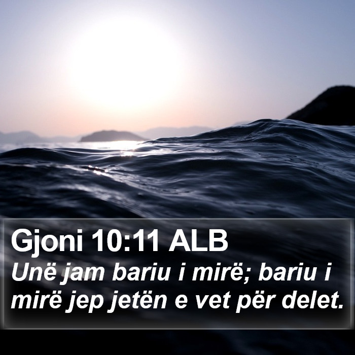 Gjoni 10:11 ALB Bible Study