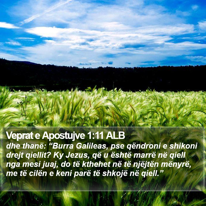 Veprat e Apostujve 1:11 ALB Bible Study