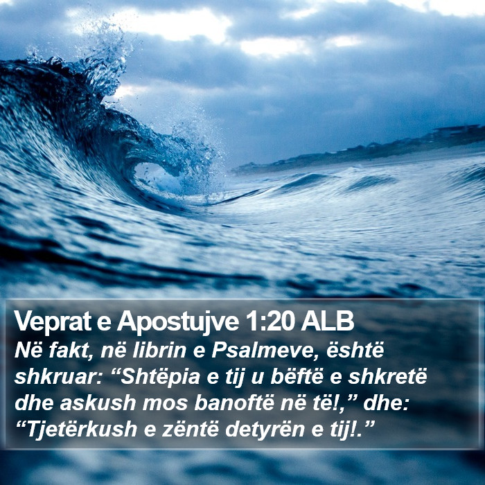 Veprat e Apostujve 1:20 ALB Bible Study