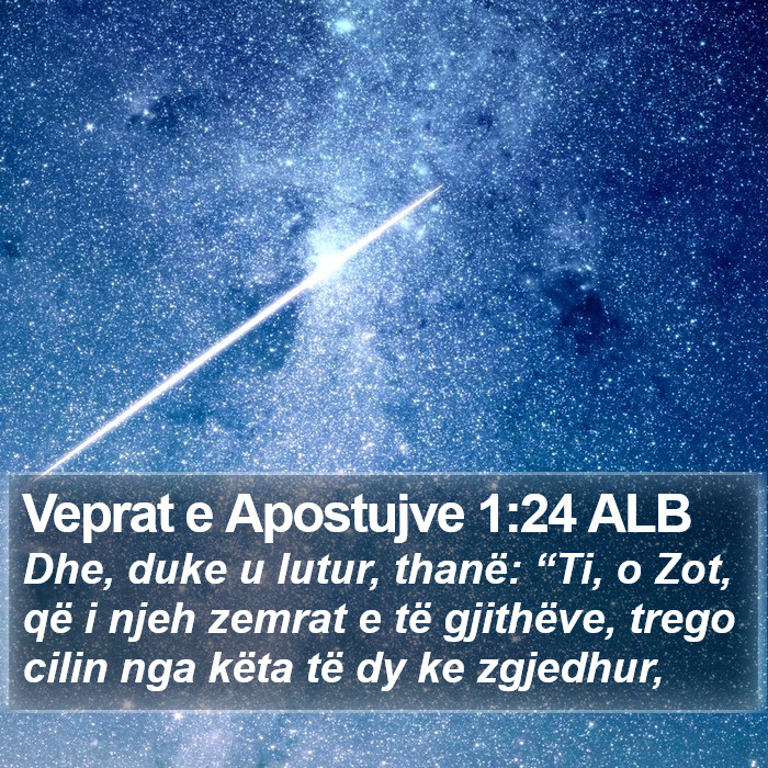 Veprat e Apostujve 1:24 ALB Bible Study