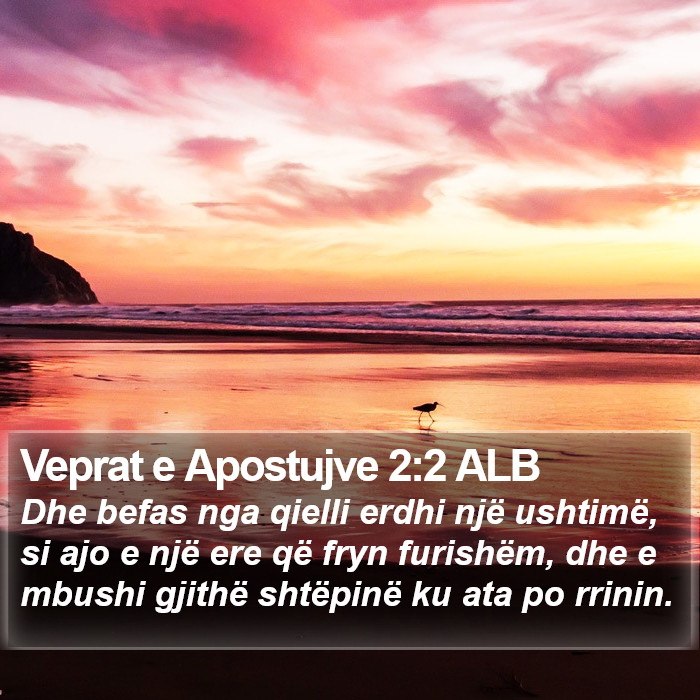 Veprat e Apostujve 2:2 ALB Bible Study