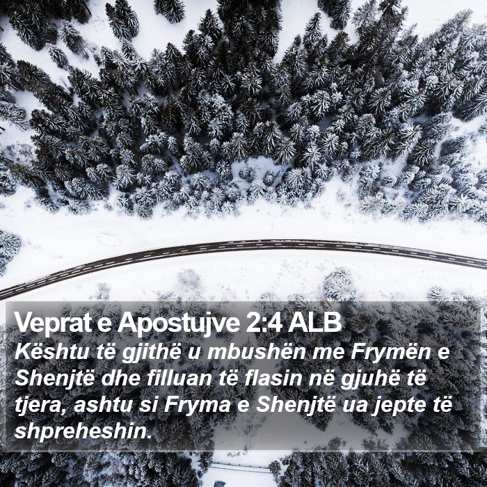 Veprat e Apostujve 2:4 ALB Bible Study