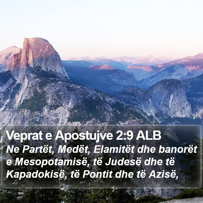 Veprat e Apostujve 2:9 ALB Bible Study