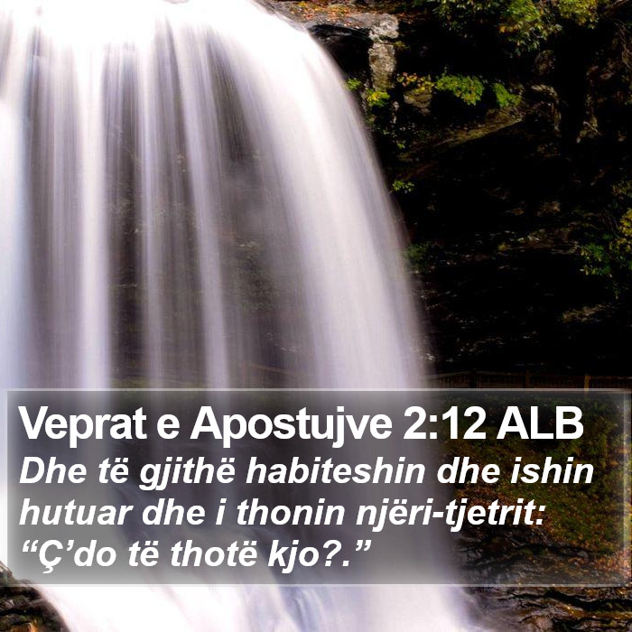 Veprat e Apostujve 2:12 ALB Bible Study