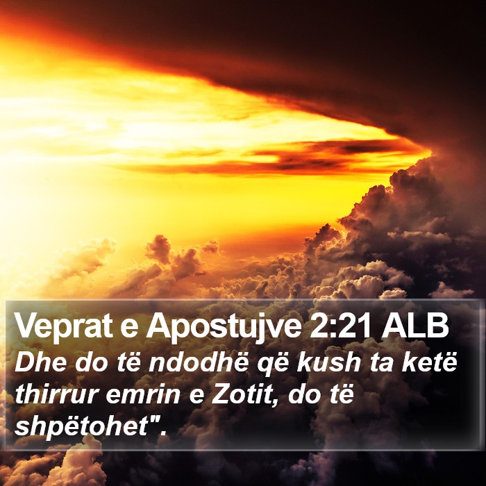Veprat e Apostujve 2:21 ALB Bible Study