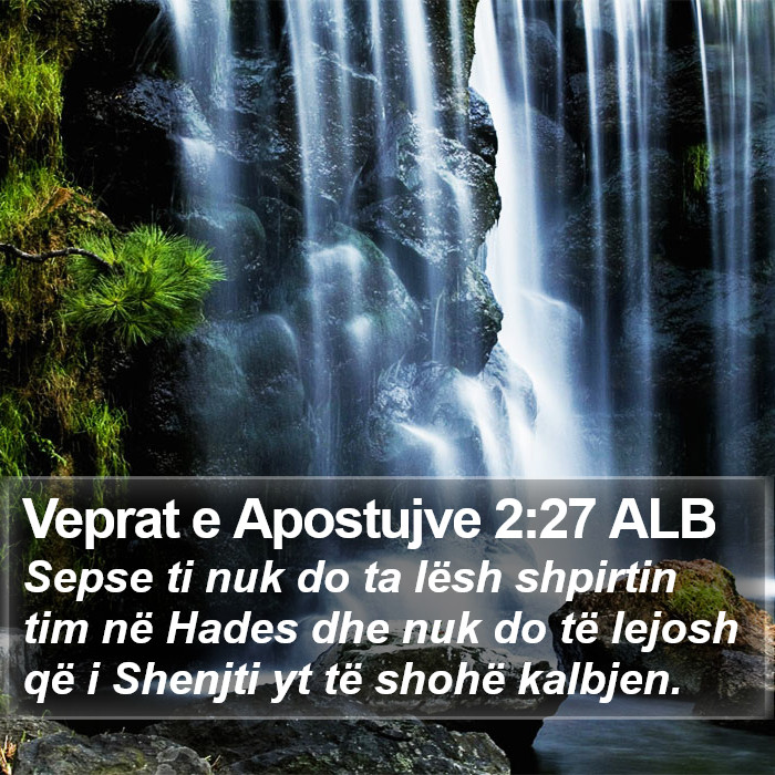 Veprat e Apostujve 2:27 ALB Bible Study