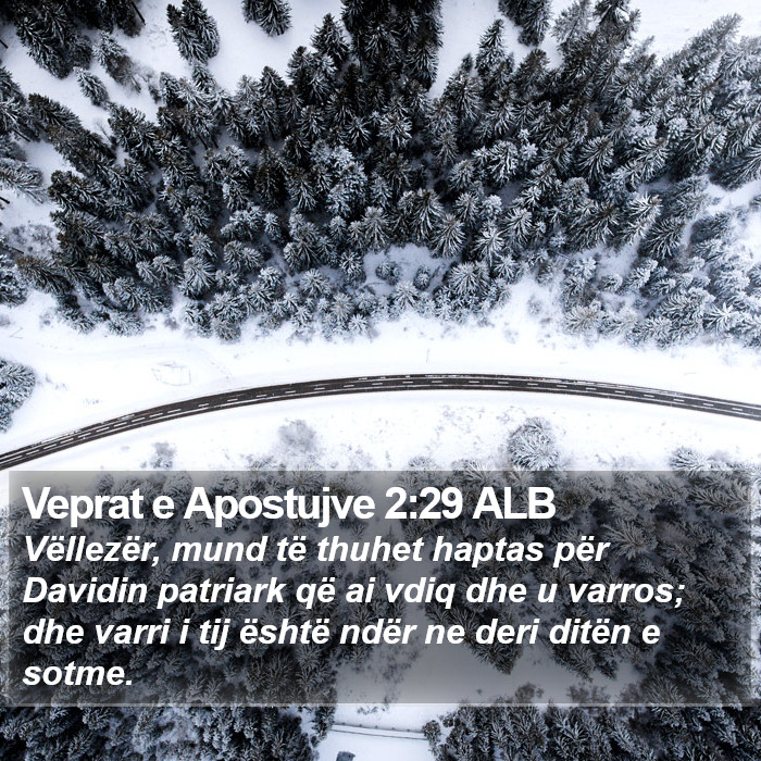 Veprat e Apostujve 2:29 ALB Bible Study