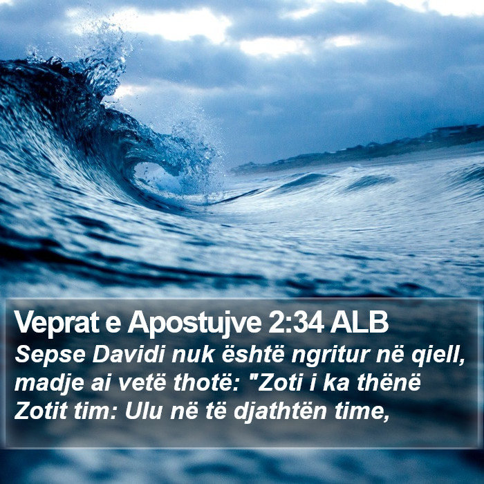 Veprat e Apostujve 2:34 ALB Bible Study