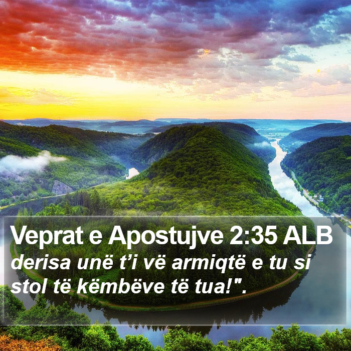 Veprat e Apostujve 2:35 ALB Bible Study