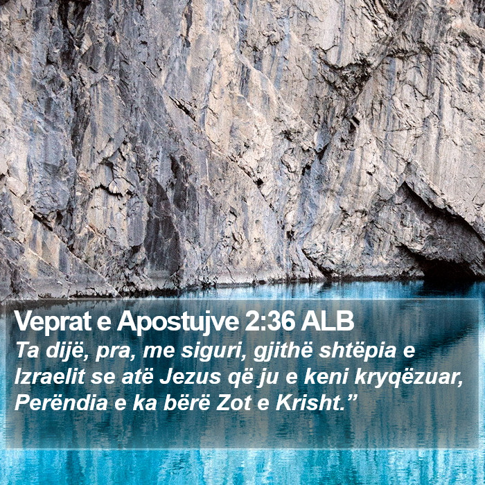 Veprat e Apostujve 2:36 ALB Bible Study