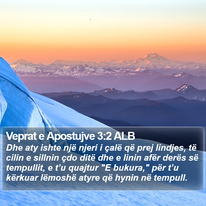 Veprat e Apostujve 3:2 ALB Bible Study