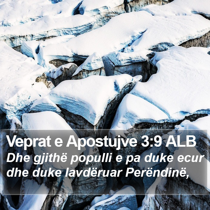 Veprat e Apostujve 3:9 ALB Bible Study
