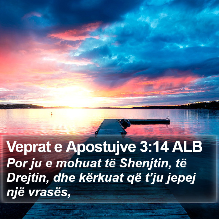 Veprat e Apostujve 3:14 ALB Bible Study