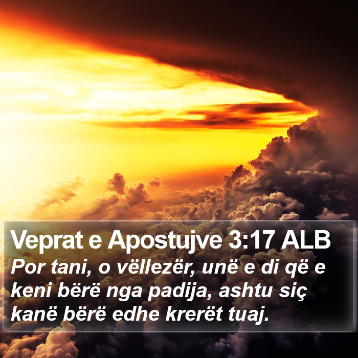 Veprat e Apostujve 3:17 ALB Bible Study