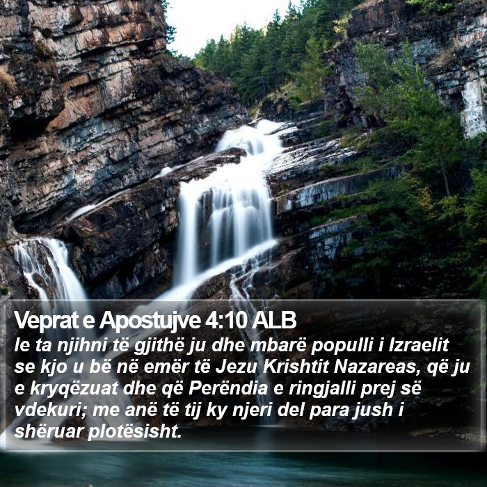 Veprat e Apostujve 4:10 ALB Bible Study