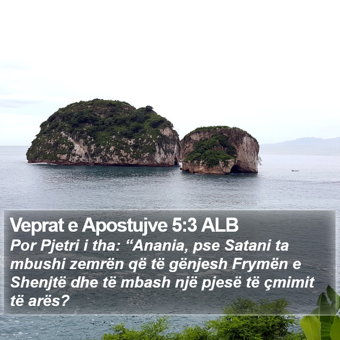 Veprat e Apostujve 5:3 ALB Bible Study