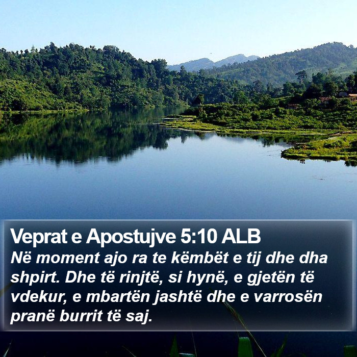 Veprat e Apostujve 5:10 ALB Bible Study