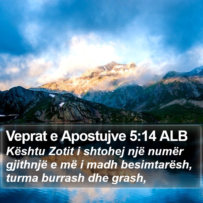 Veprat e Apostujve 5:14 ALB Bible Study