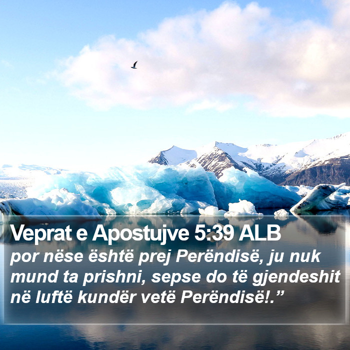 Veprat e Apostujve 5:39 ALB Bible Study