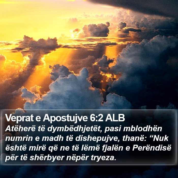 Veprat e Apostujve 6:2 ALB Bible Study