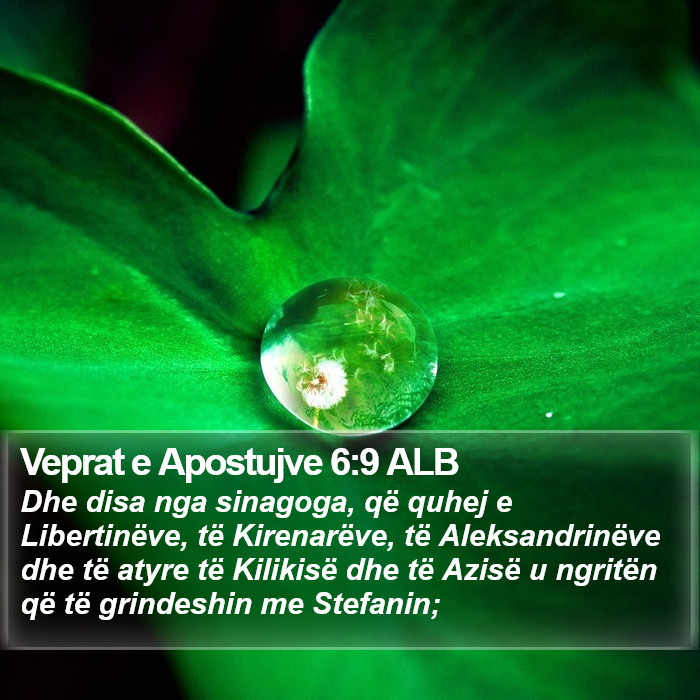 Veprat e Apostujve 6:9 ALB Bible Study