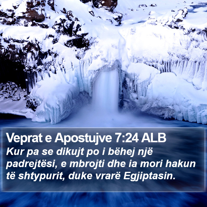 Veprat e Apostujve 7:24 ALB Bible Study