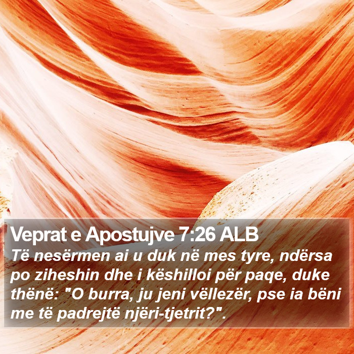 Veprat e Apostujve 7:26 ALB Bible Study