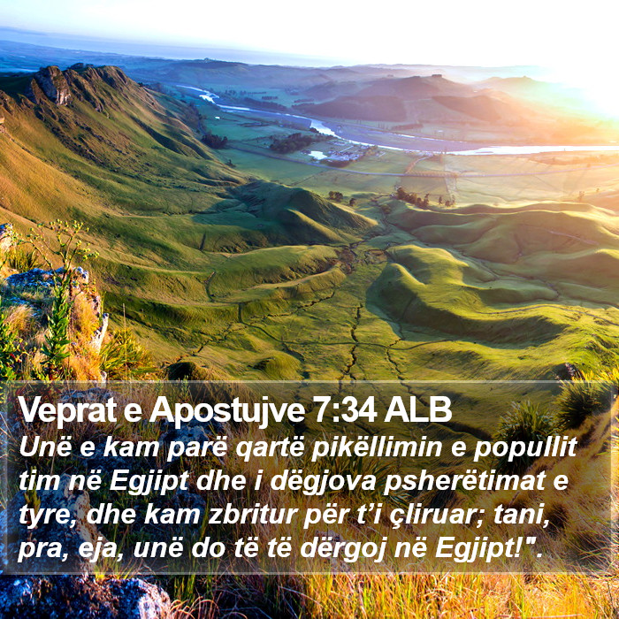 Veprat e Apostujve 7:34 ALB Bible Study