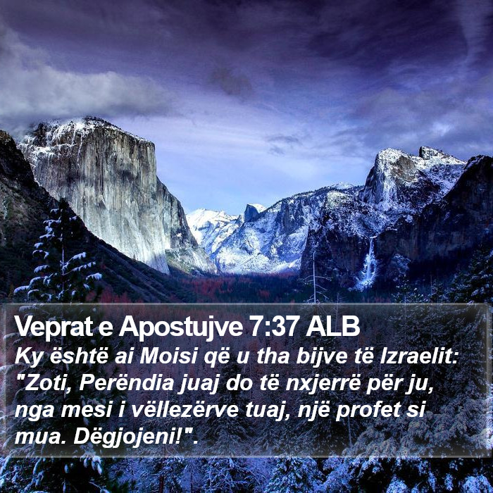 Veprat e Apostujve 7:37 ALB Bible Study