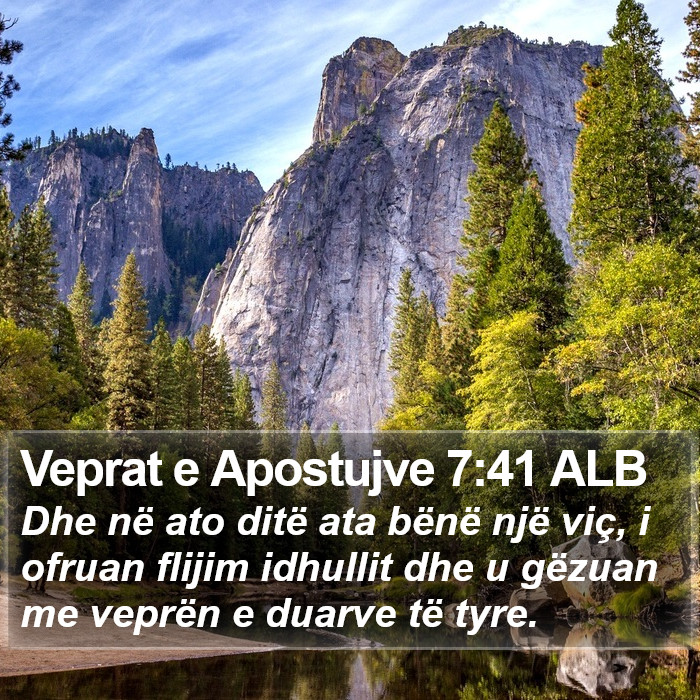 Veprat e Apostujve 7:41 ALB Bible Study