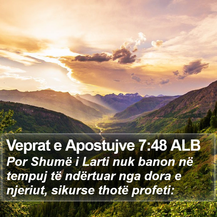 Veprat e Apostujve 7:48 ALB Bible Study